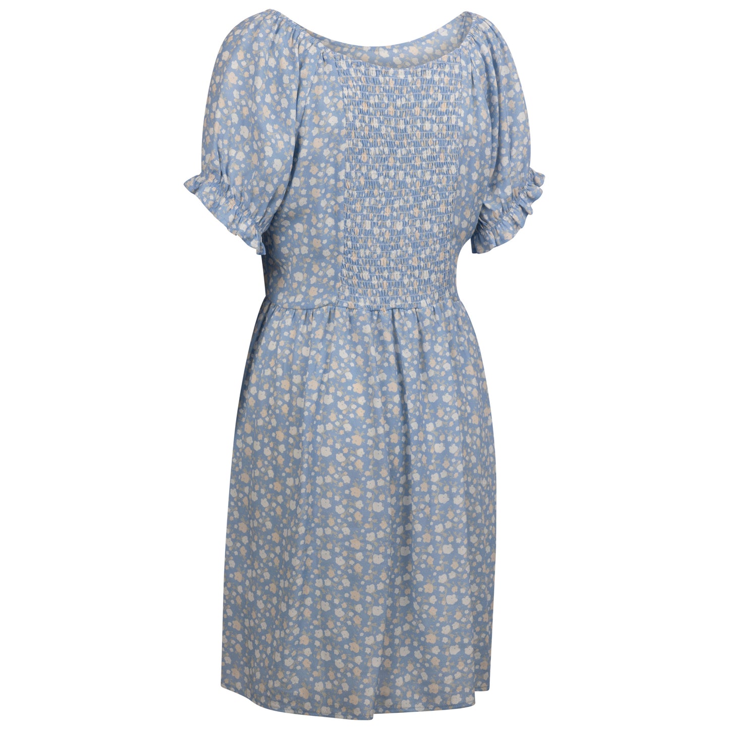 Cool Blue - Back - Trespass Womens-Ladies Margaret Short-Sleeved Casual Dress