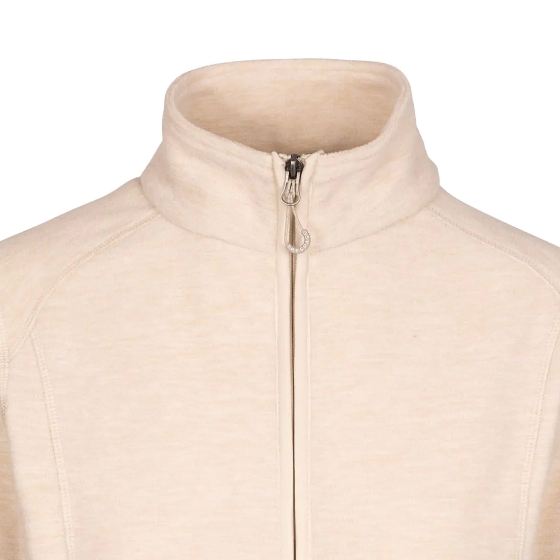 Cream Blush - Pack Shot - Trespass Womens-Ladies Reply AT200 Fleece Jacket