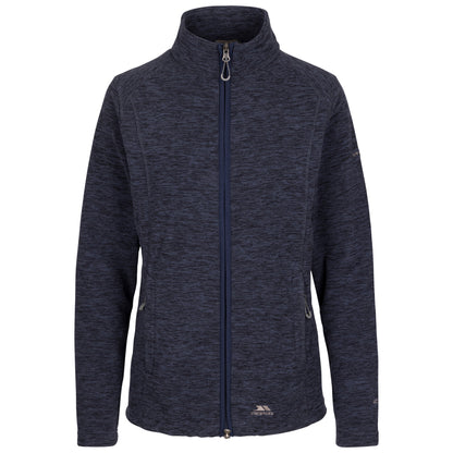Navy Marl - Front - Trespass Womens-Ladies Reply AT200 Fleece Jacket