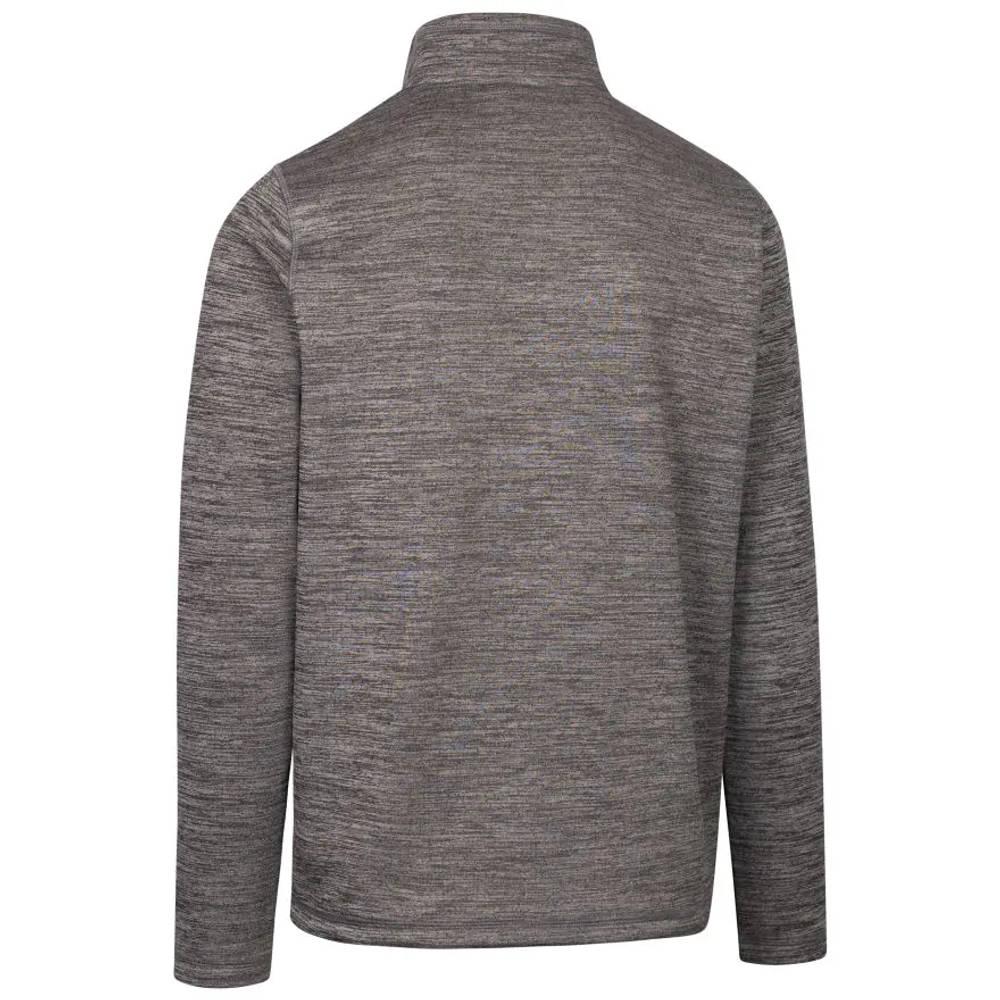 Grey - Back - Trespass Mens Frimley Marl AT200 Fleece Jacket