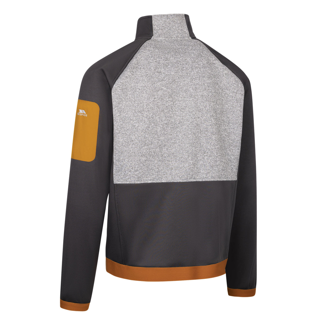 Grey Marl - Back - Trespass Mens AT300 Foxearth Full Zip Fleece Jacket