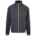 Navy Marl - Front - Trespass Mens AT300 Foxearth Full Zip Fleece Jacket