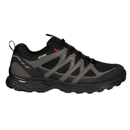 Black-Grey - Back - Trespass Mens Carraig Suede Walking Shoes