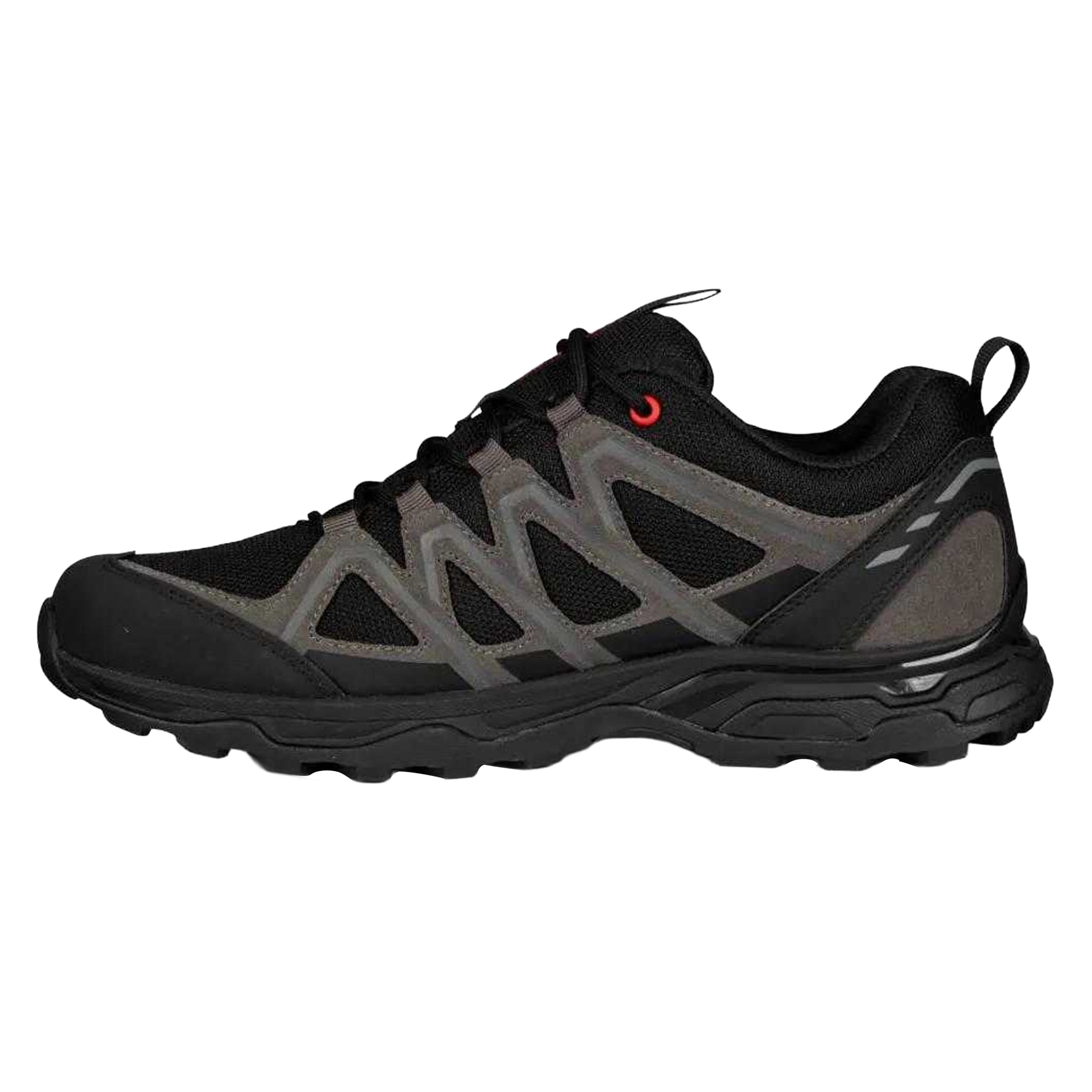 Black-Grey - Lifestyle - Trespass Mens Carraig Suede Walking Shoes