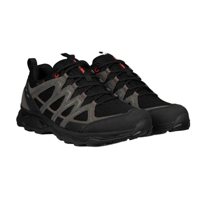 Black-Grey - Pack Shot - Trespass Mens Carraig Suede Walking Shoes