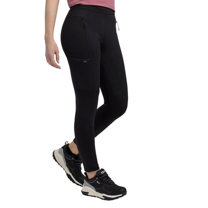 Black - Side - Trespass Womens-Ladies Kessell DLX Outdoor Leggings