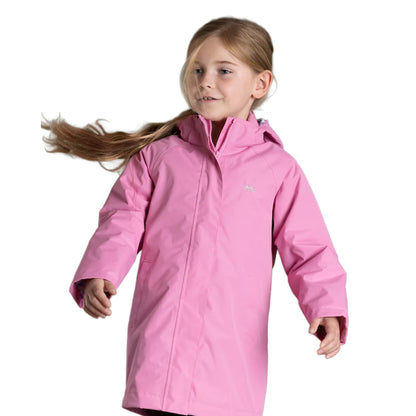 Sweet Pink - Side - Trespass Girls Maydew TP50 Waterproof Jacket