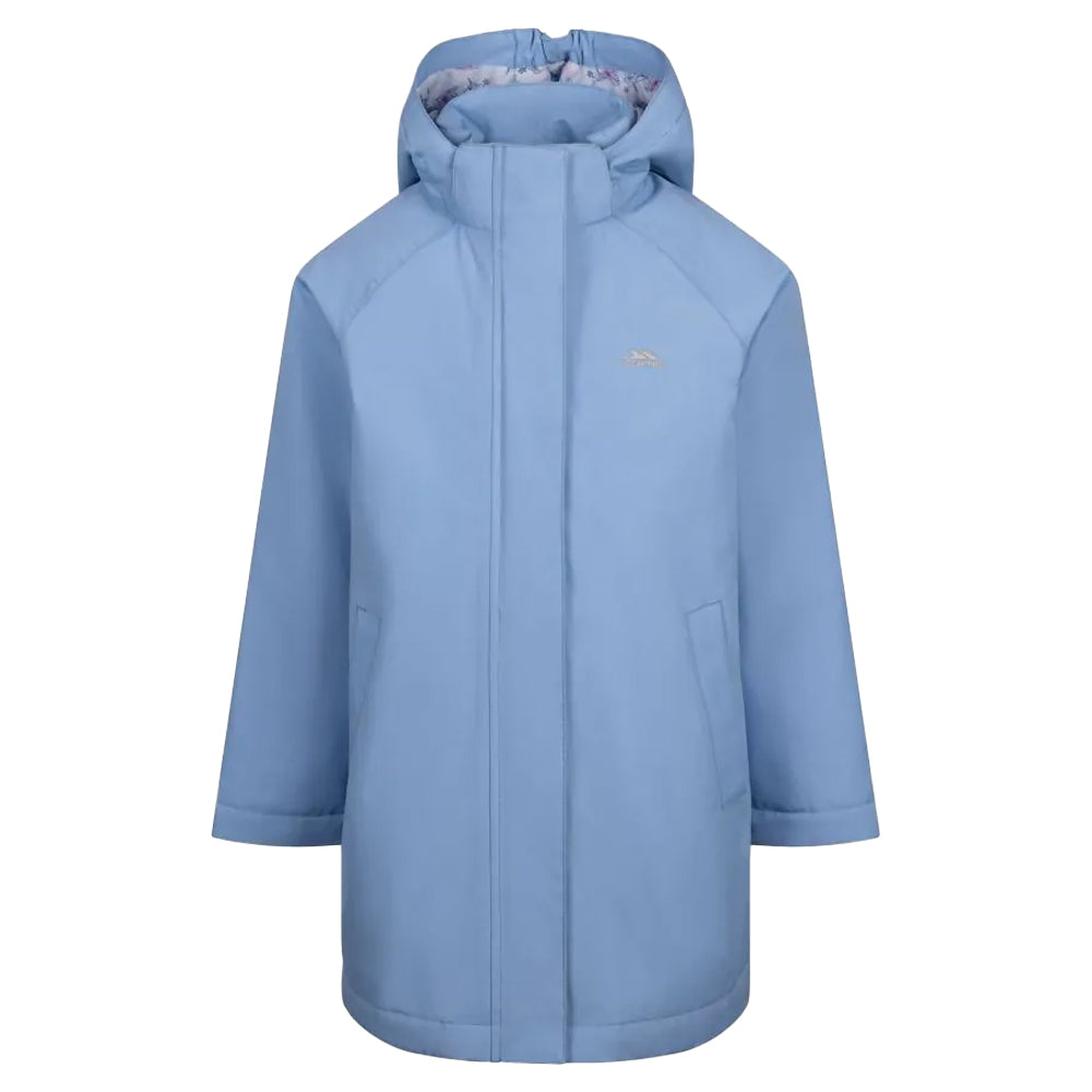 Cornflower - Front - Trespass Girls Maydew TP50 Waterproof Jacket