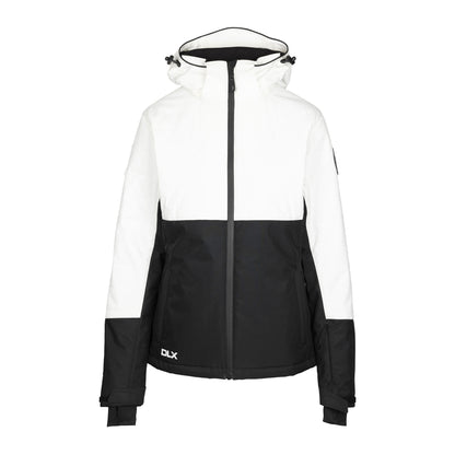 White - Front - Trespass Womens-Ladies Jaclyn DLX Ski Jacket