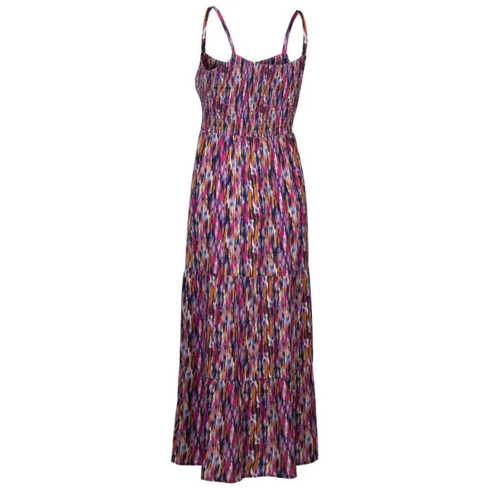 Navy - Back - Trespass Womens-Ladies Selena Maxi Dress