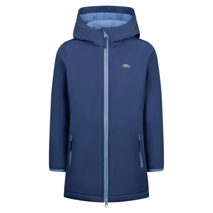 Blue Tone - Front - Trespass Girls Brennagh Soft Shell Jacket