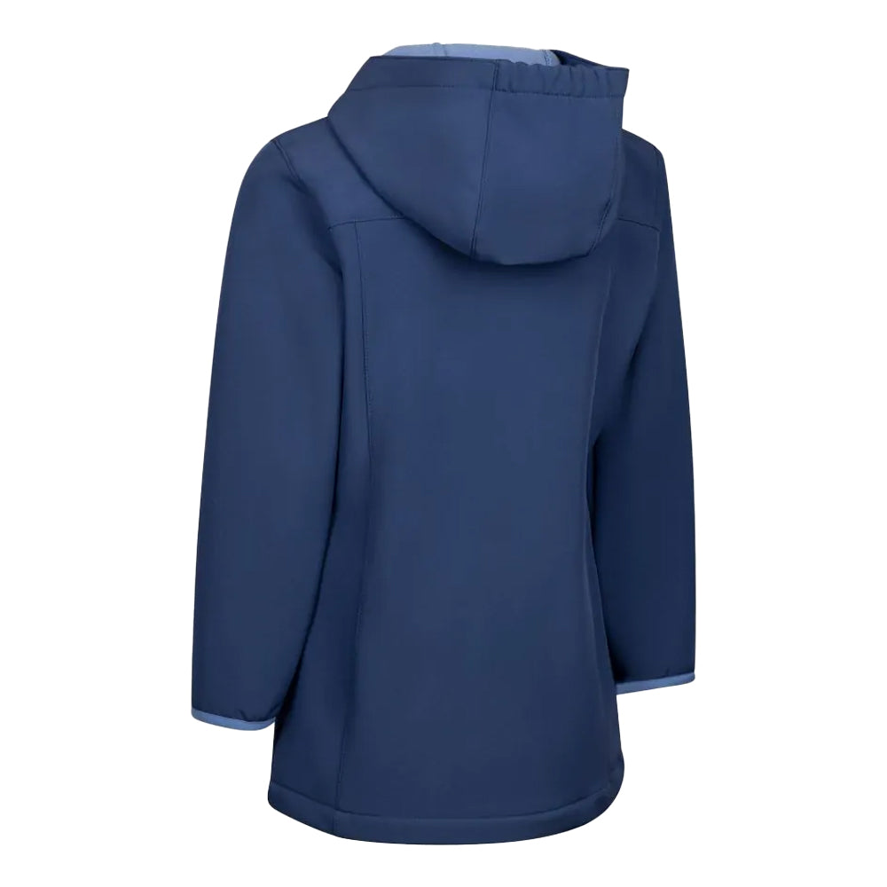 Blue Tone - Back - Trespass Girls Brennagh Soft Shell Jacket