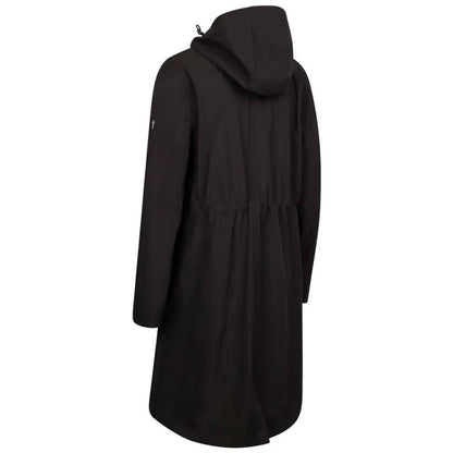 Black - Back - Trespass Womens-Ladies Sponsor Waterproof Jacket