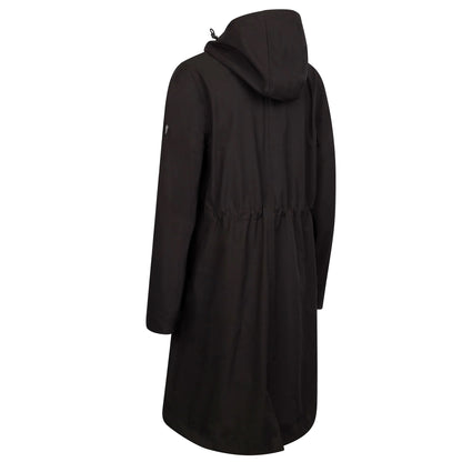 Black - Back - Trespass Womens-Ladies Sponsor Waterproof Jacket