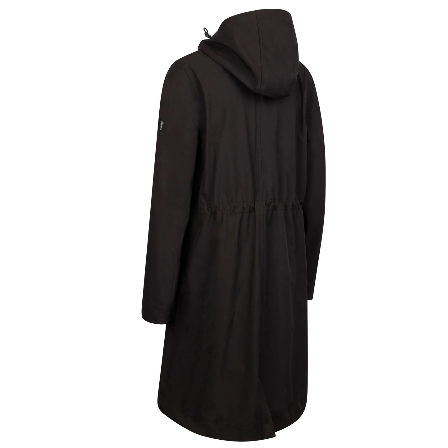 Black - Back - Trespass Womens-Ladies Sponsor Waterproof Jacket