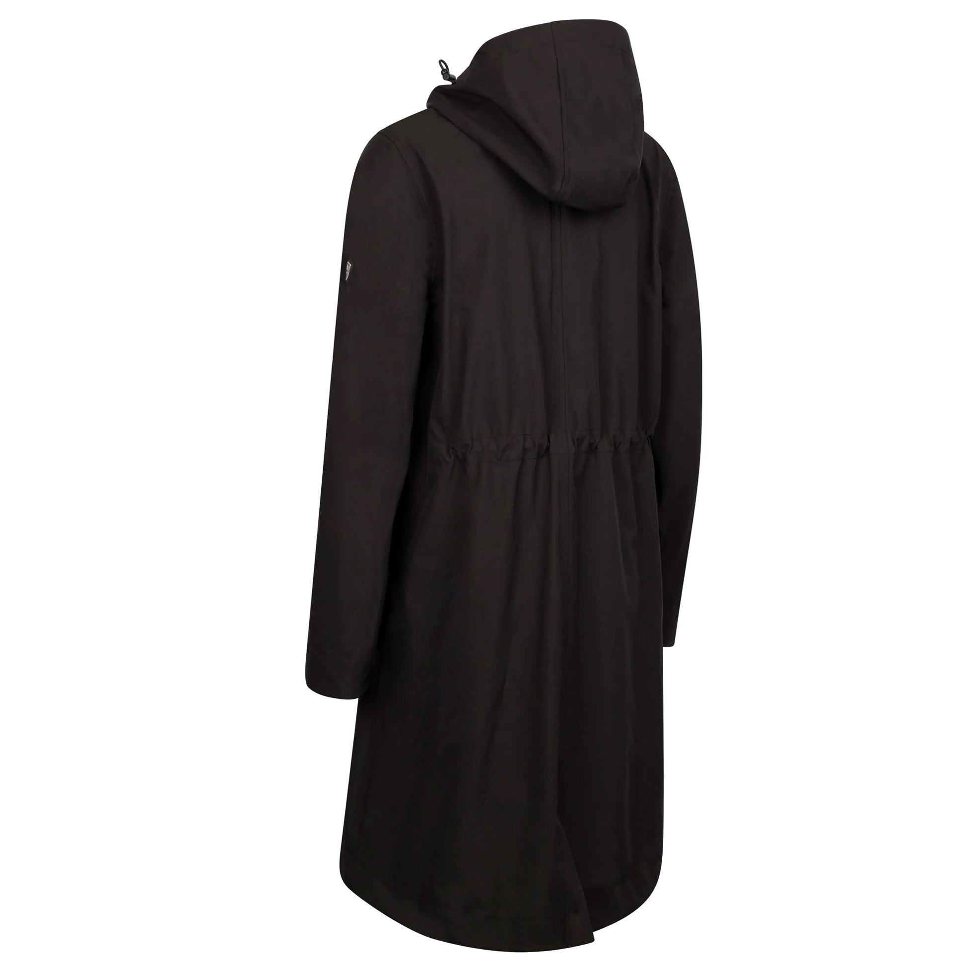 Black - Back - Trespass Womens-Ladies Sponsor Waterproof Jacket