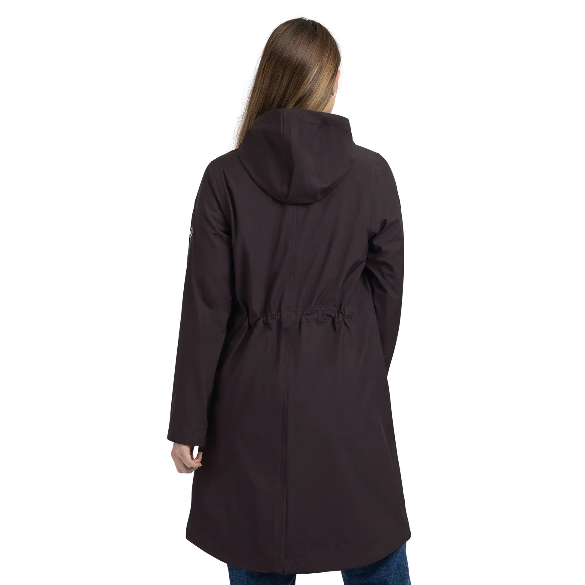 Black - Lifestyle - Trespass Womens-Ladies Sponsor Waterproof Jacket