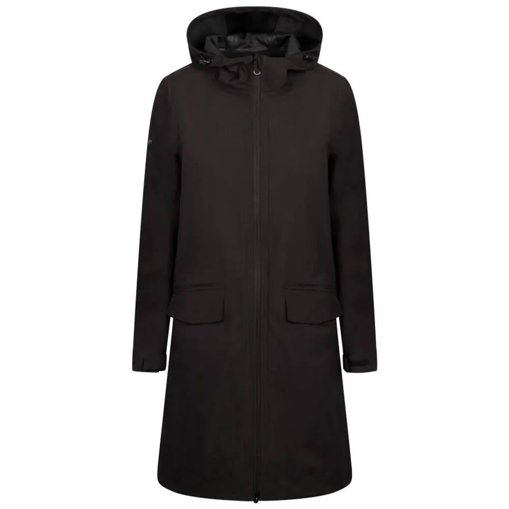 Black - Front - Trespass Womens-Ladies Sponsor Waterproof Jacket