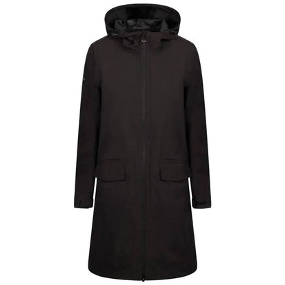 Black - Front - Trespass Womens-Ladies Sponsor Waterproof Jacket