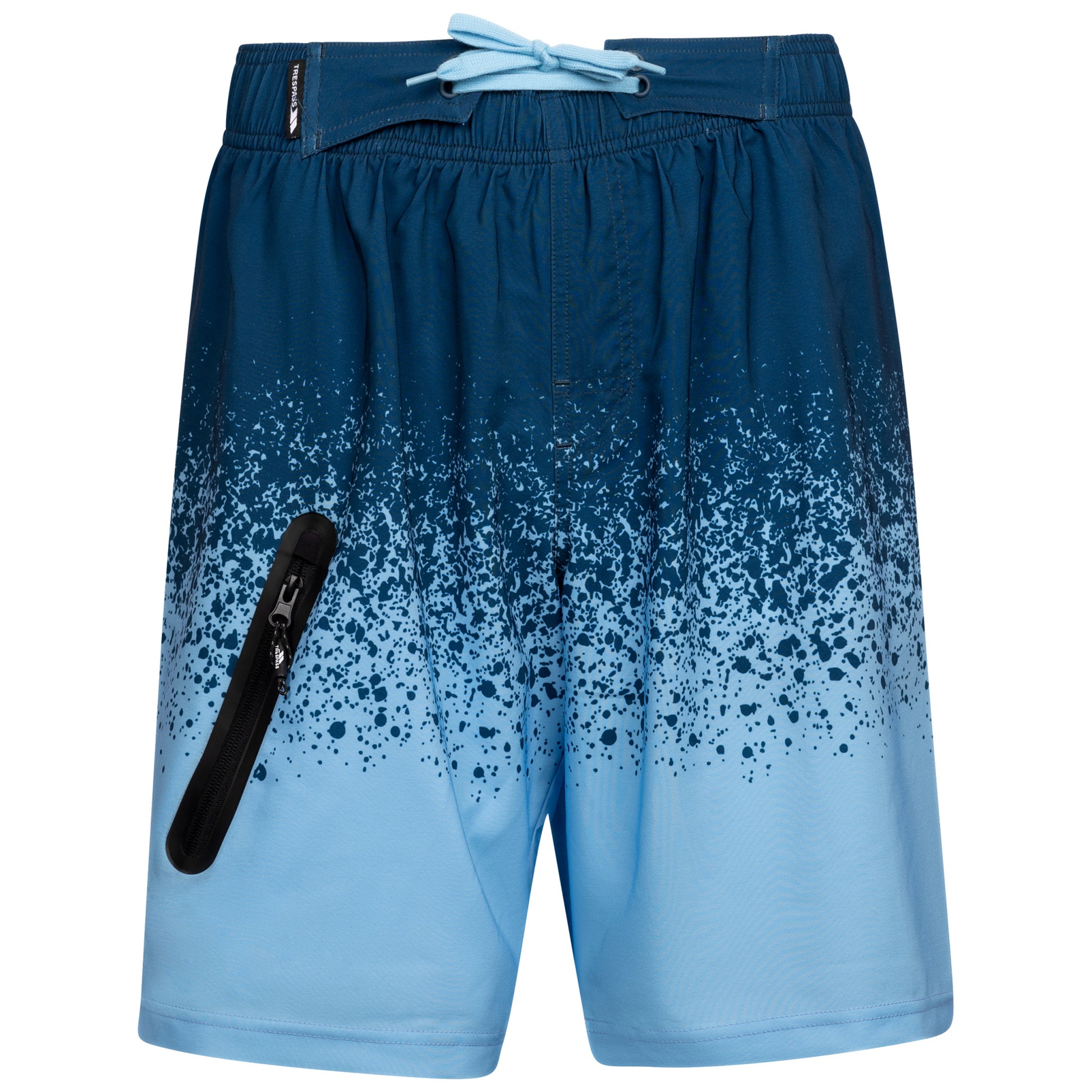 Navy - Front - Trespass Mens Adan Swim Shorts
