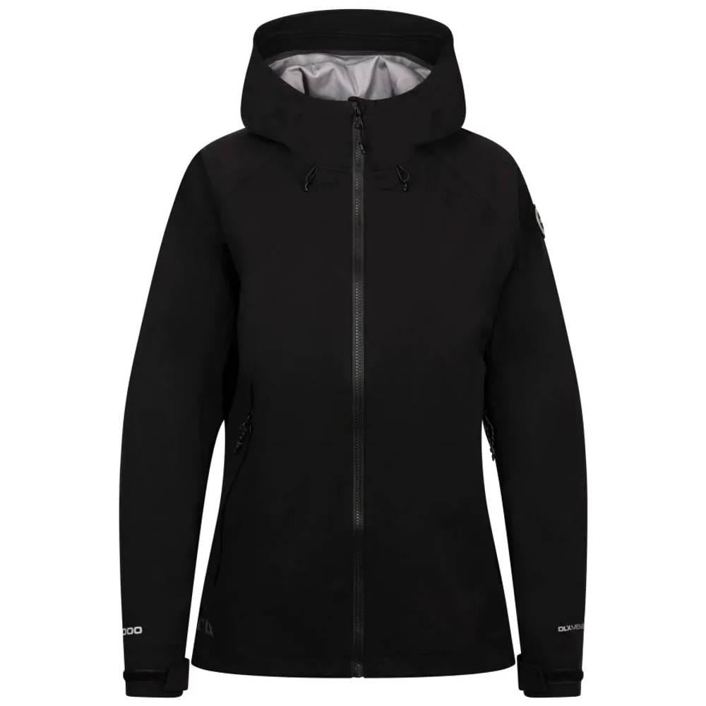 Black - Front - Trespass Womens-Ladies Justine DLX Waterproof Jacket