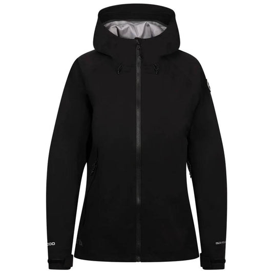 Black - Front - Trespass Womens-Ladies Justine DLX Waterproof Jacket