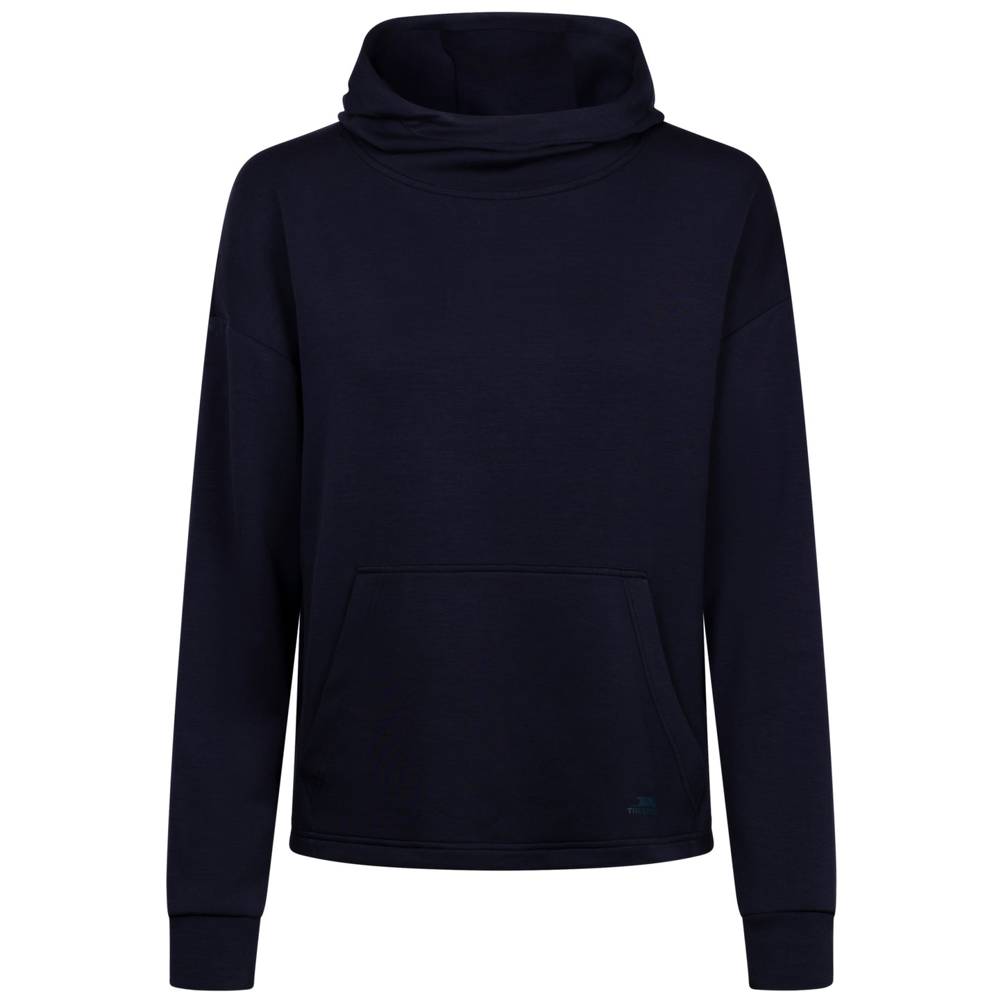 Navy - Front - Trespass Womens-Ladies Grayling Active Hoodie
