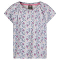 Grey Skies - Front - Trespass Girls Josey Flowers Top