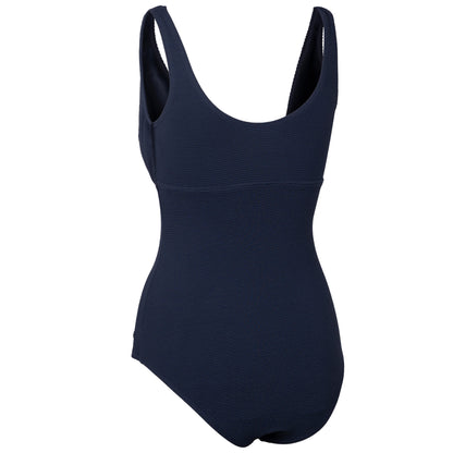 Navy - Back - Trespass Womens-Ladies Kamryn One Piece Swimsuit