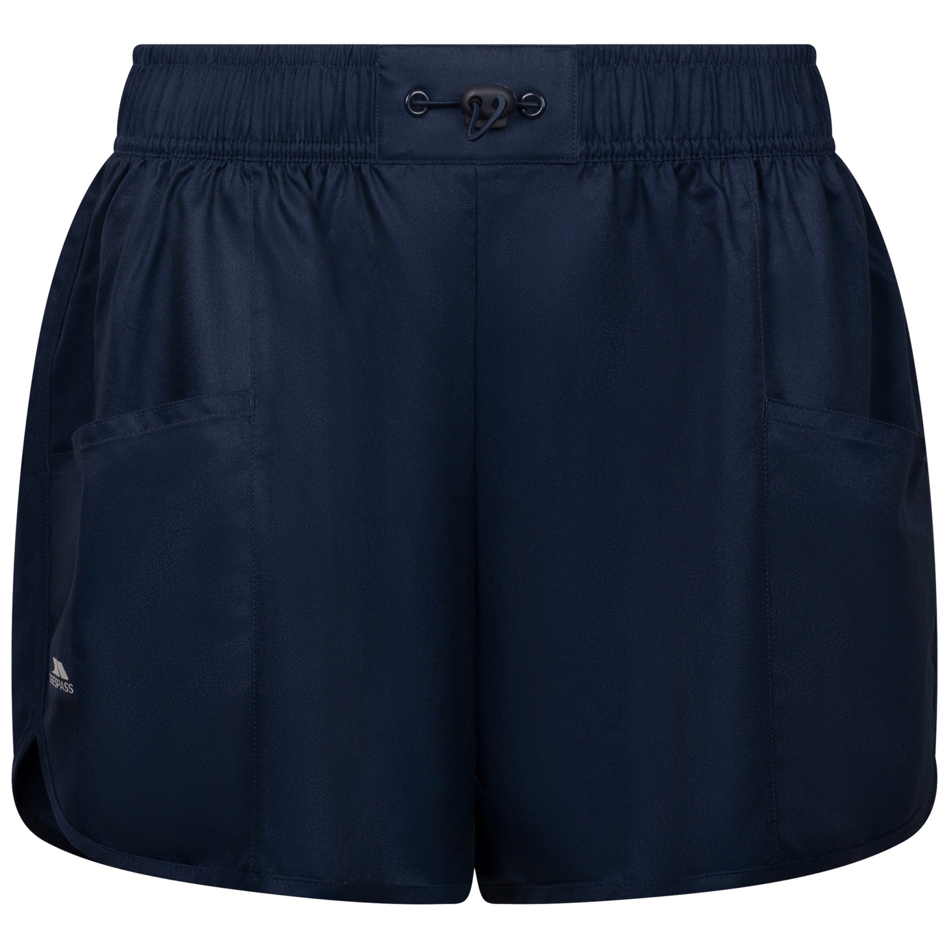 Navy - Front - Trespass Womens-Ladies Blakely Swim Shorts