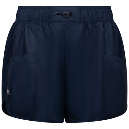 Navy - Front - Trespass Womens-Ladies Blakely Swim Shorts