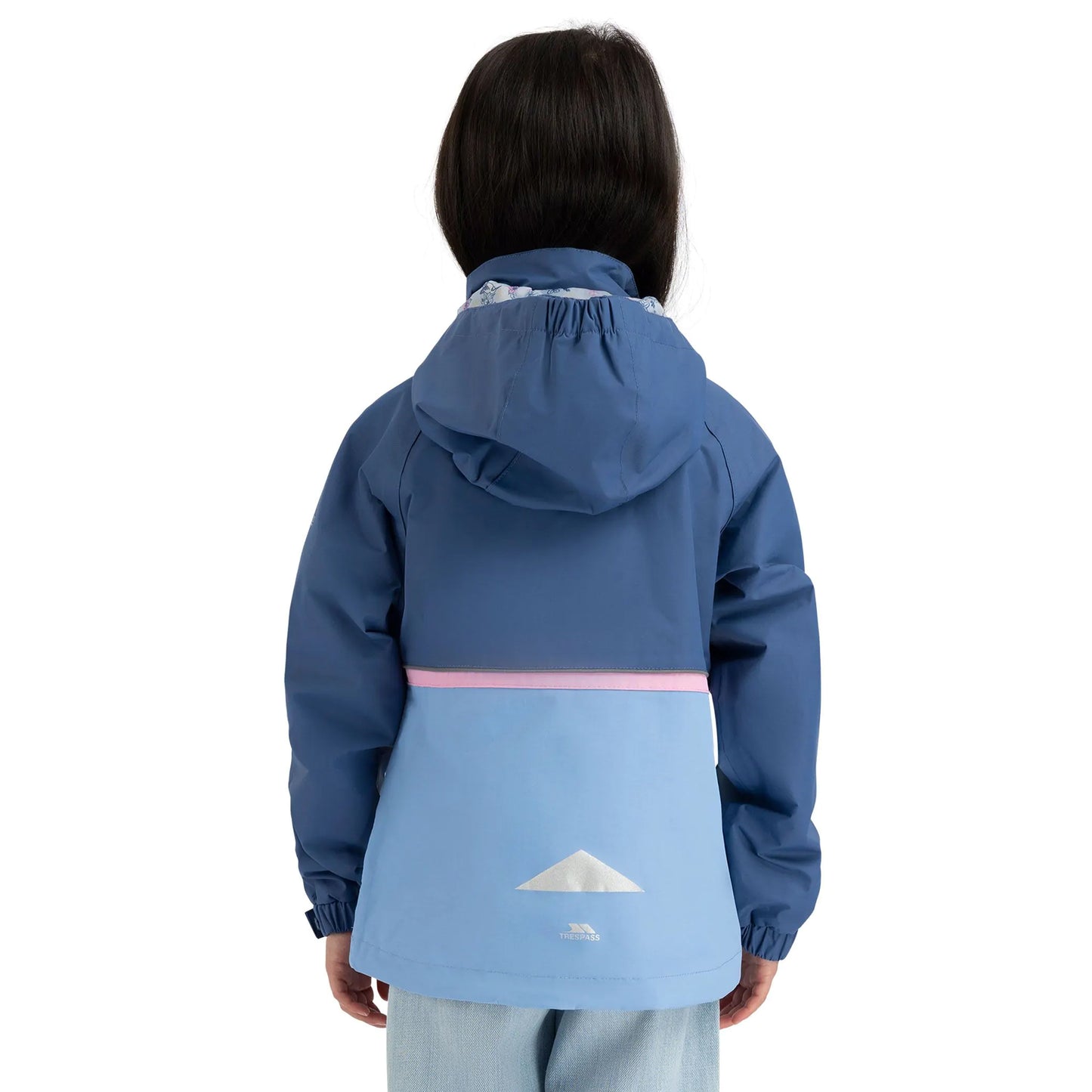 Blue Tone - Lifestyle - Trespass Girls Allora TP50 Waterproof Jacket