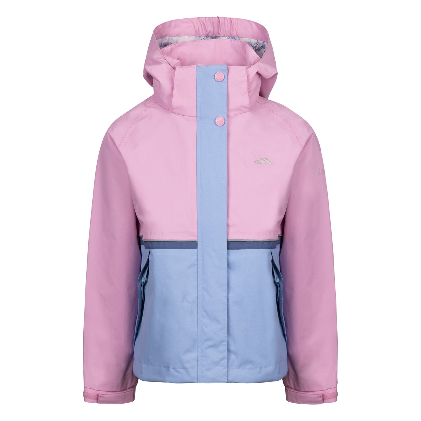 Sweet Pink - Front - Trespass Girls Allora TP50 Waterproof Jacket