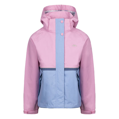 Sweet Pink - Front - Trespass Girls Allora TP50 Waterproof Jacket