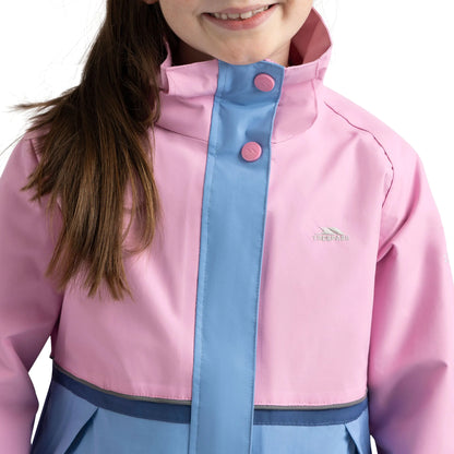 Sweet Pink - Pack Shot - Trespass Girls Allora TP50 Waterproof Jacket
