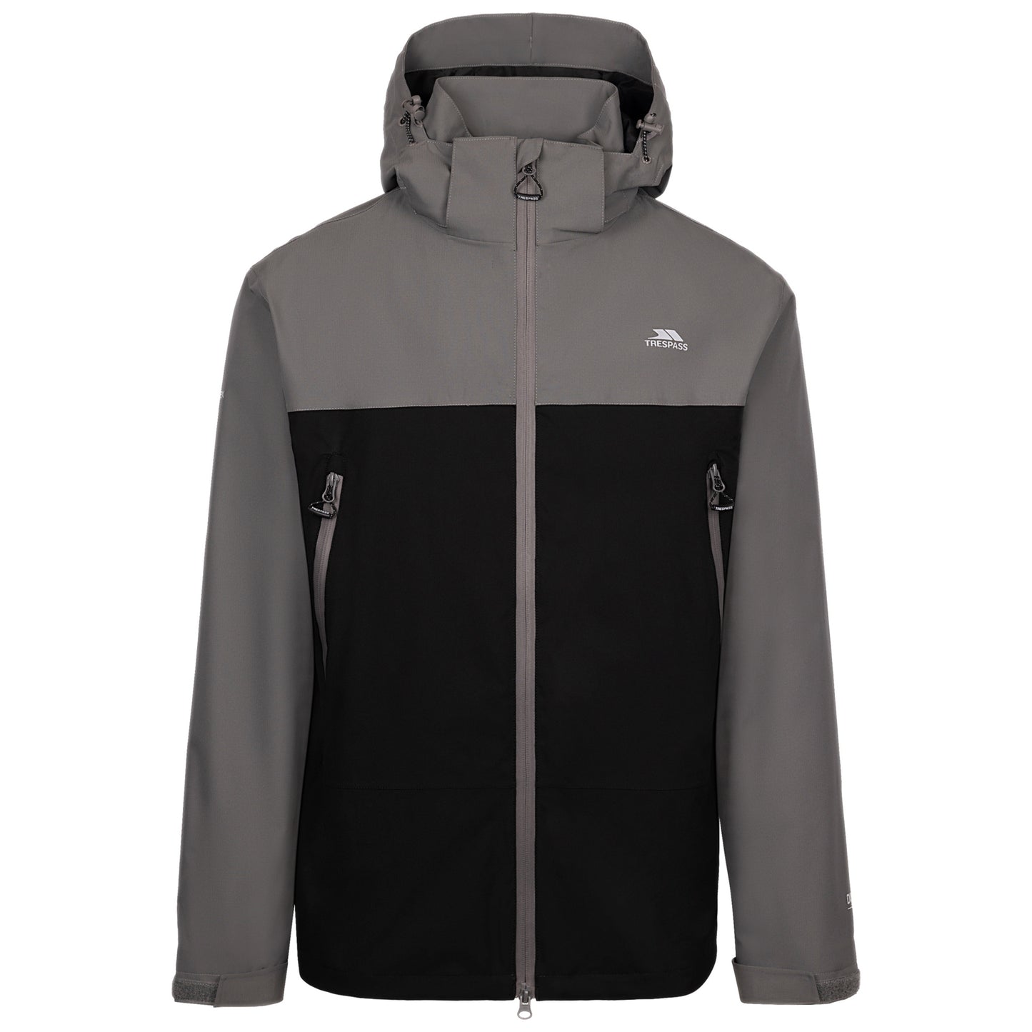 Storm Grey - Front - Trespass Mens Fahamore Waterproof Jacket