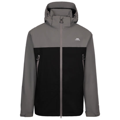Storm Grey - Front - Trespass Mens Fahamore Waterproof Jacket