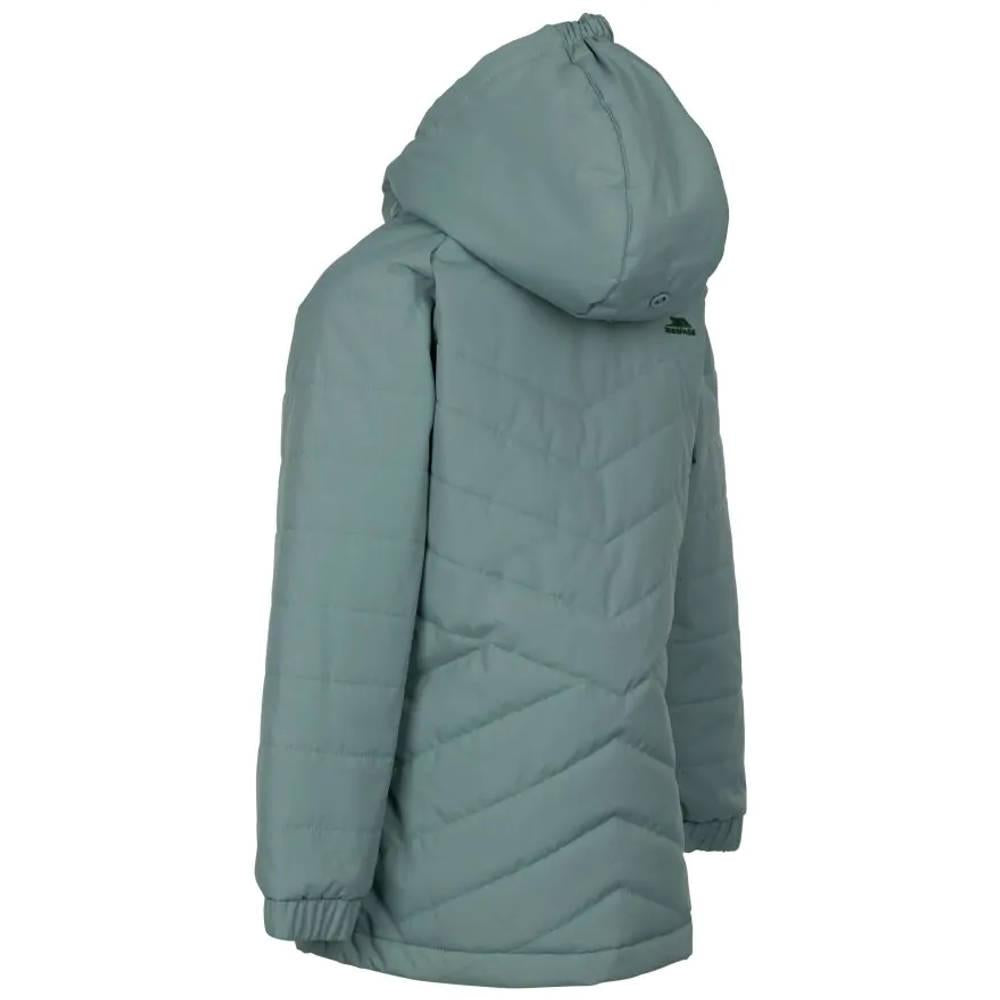 Teal Mist - Back - Trespass Childrens-Kids Andee Quilted Casual Jacket
