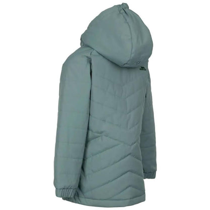 Teal Mist - Back - Trespass Childrens-Kids Andee Quilted Casual Jacket