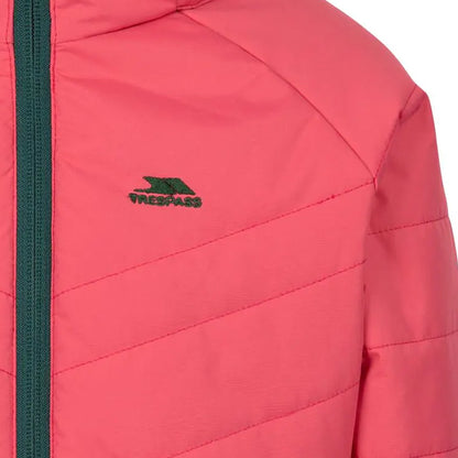 Strawberry - Lifestyle - Trespass Childrens-Kids Andee Quilted Casual Jacket