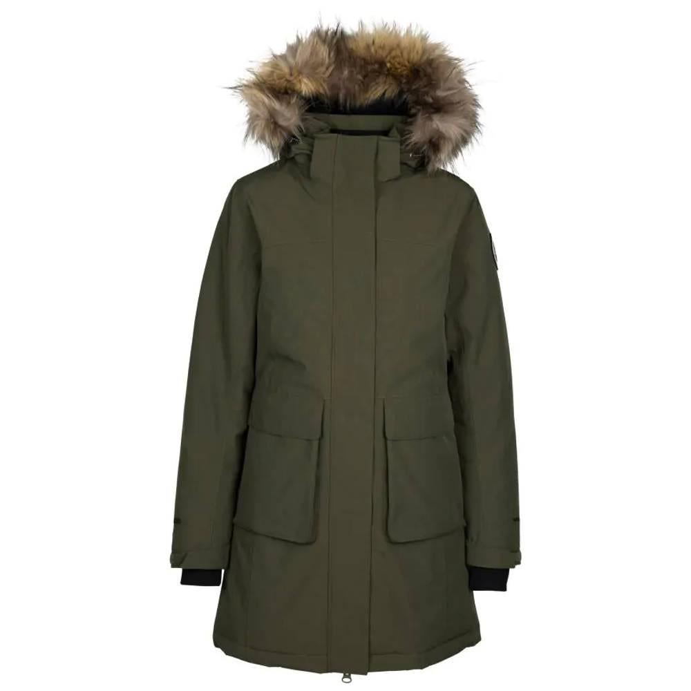 Dark Vine - Front - Trespass Womens-Ladies Ellington DLX Jacket