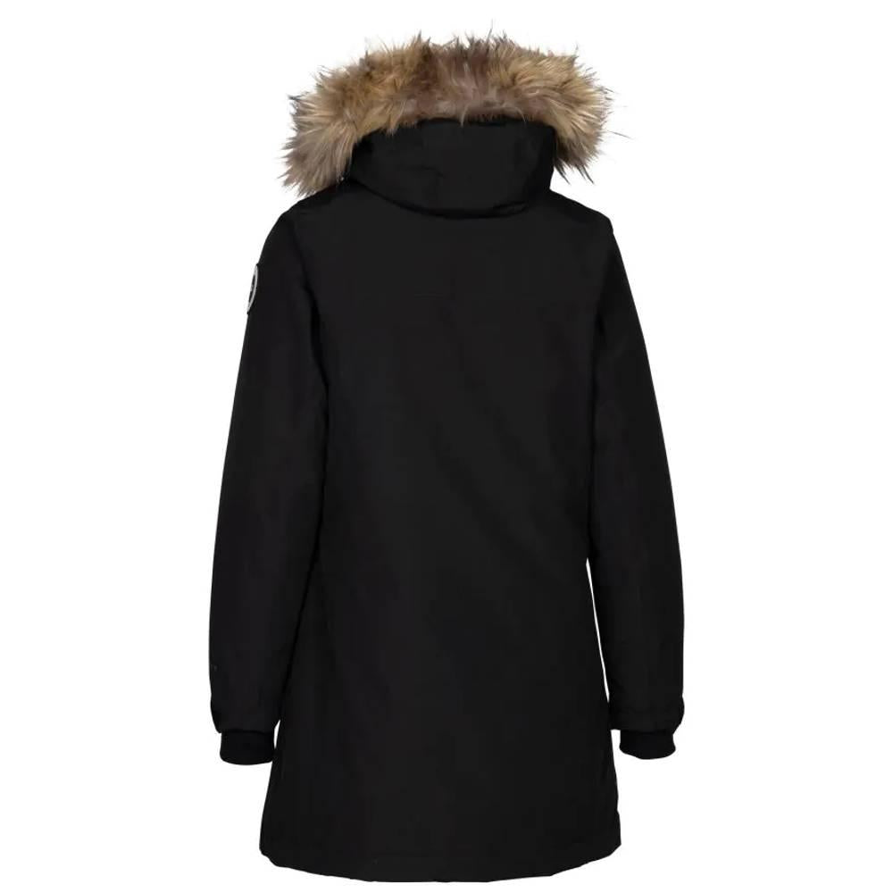 Black - Back - Trespass Womens-Ladies Ellington DLX Jacket
