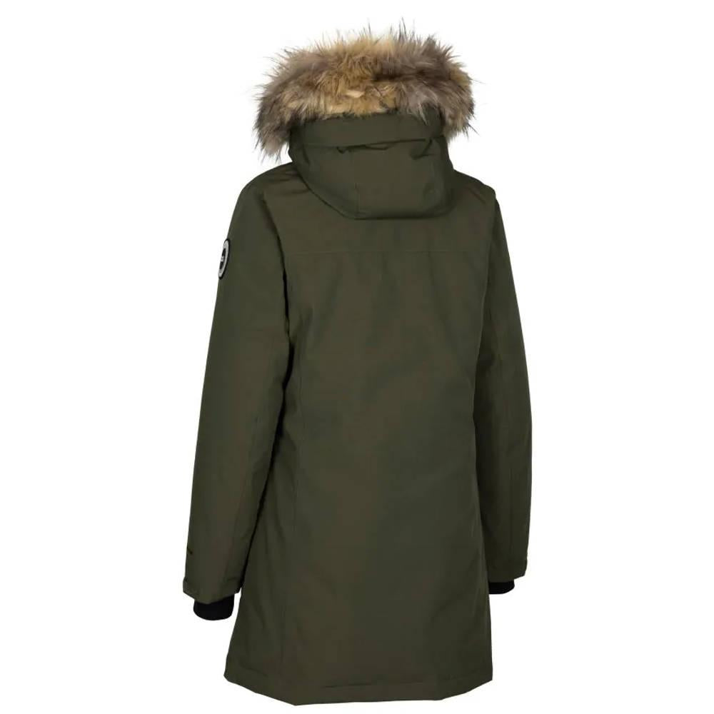 Dark Vine - Back - Trespass Womens-Ladies Ellington DLX Jacket