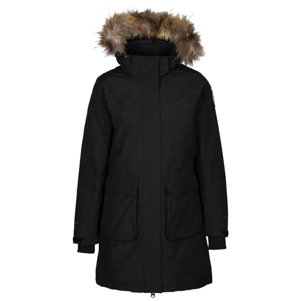 Black - Front - Trespass Womens-Ladies Ellington DLX Jacket