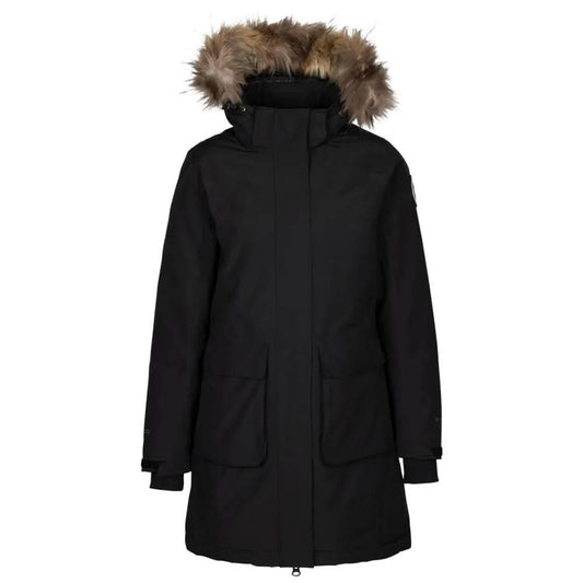 Black - Front - Trespass Womens-Ladies Ellington DLX Jacket