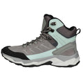 Grey - Side - Trespass Womens-Ladies Ismay Suede Waterproof Walking Boots