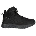 Black - Side - Trespass Childrens-Kids Rex Waterproof Boots