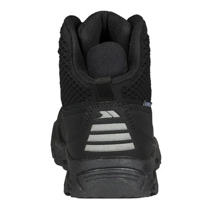 Black - Back - Trespass Childrens-Kids Rex Waterproof Boots