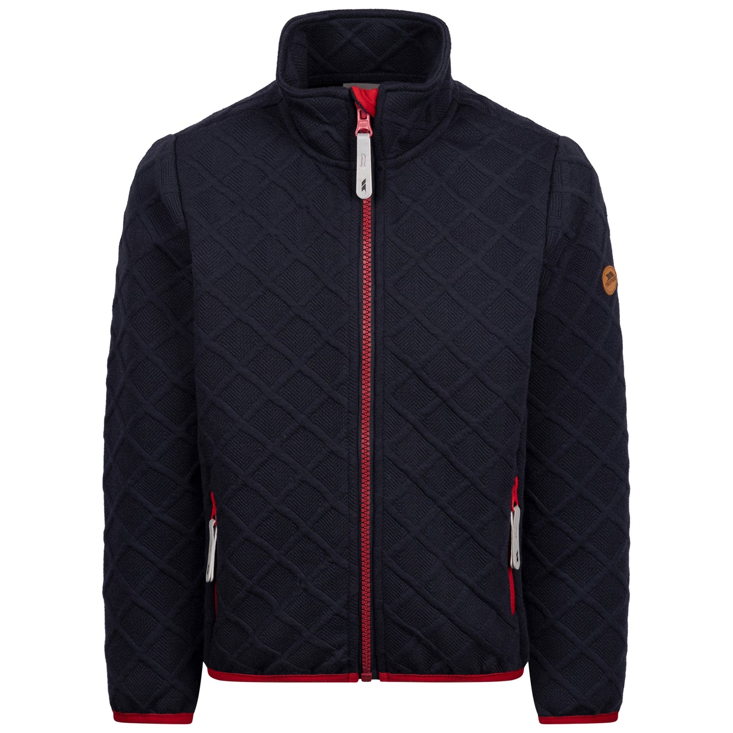 Navy - Front - Trespass Childrens-Kids Melton AT300 Fleece