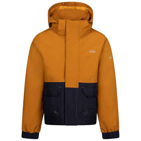 Ginger - Front - Trespass Boys Zeppe TP50 Waterproof Jacket